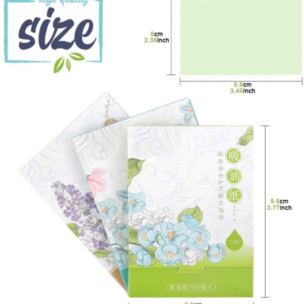 3/$10 NWT 100 oil absorbing sheets - Picture 3 of 4